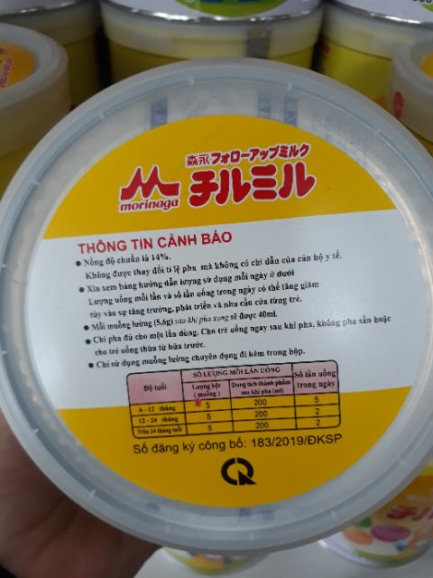 Sữa Morinaga số 2 850g tách đai date T11/2022 hàng nhập khẩu chính hãng