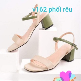 Giày sandal nữ 2p đến 9p phối màu cực chất