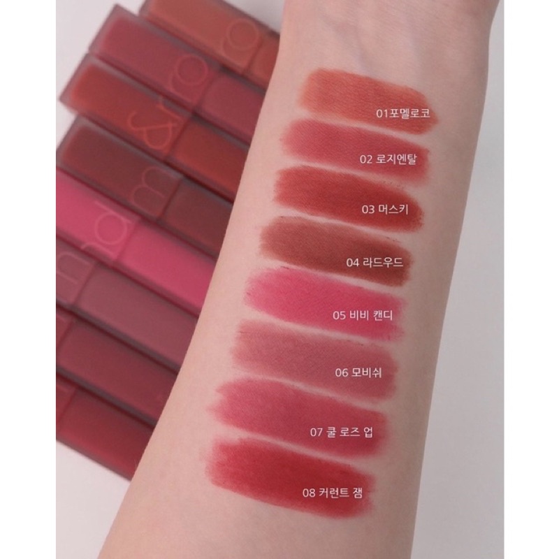 Son Kem Lì Romand Blur Fudge Tint Màu Siêu Mềm Mượt - BONBONCOSMETIC