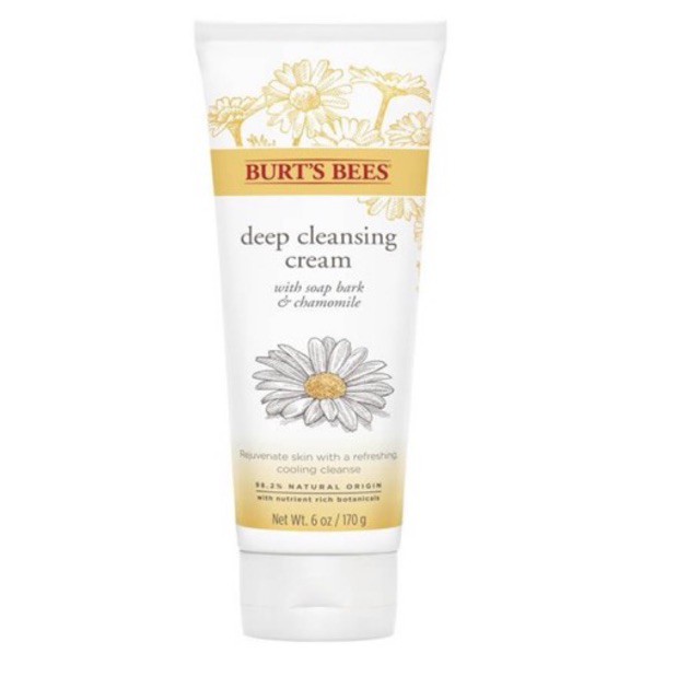 Sữa rửa mặt Burt’s Bees Soap Bark & Chamomile Deep Cleasing Cream