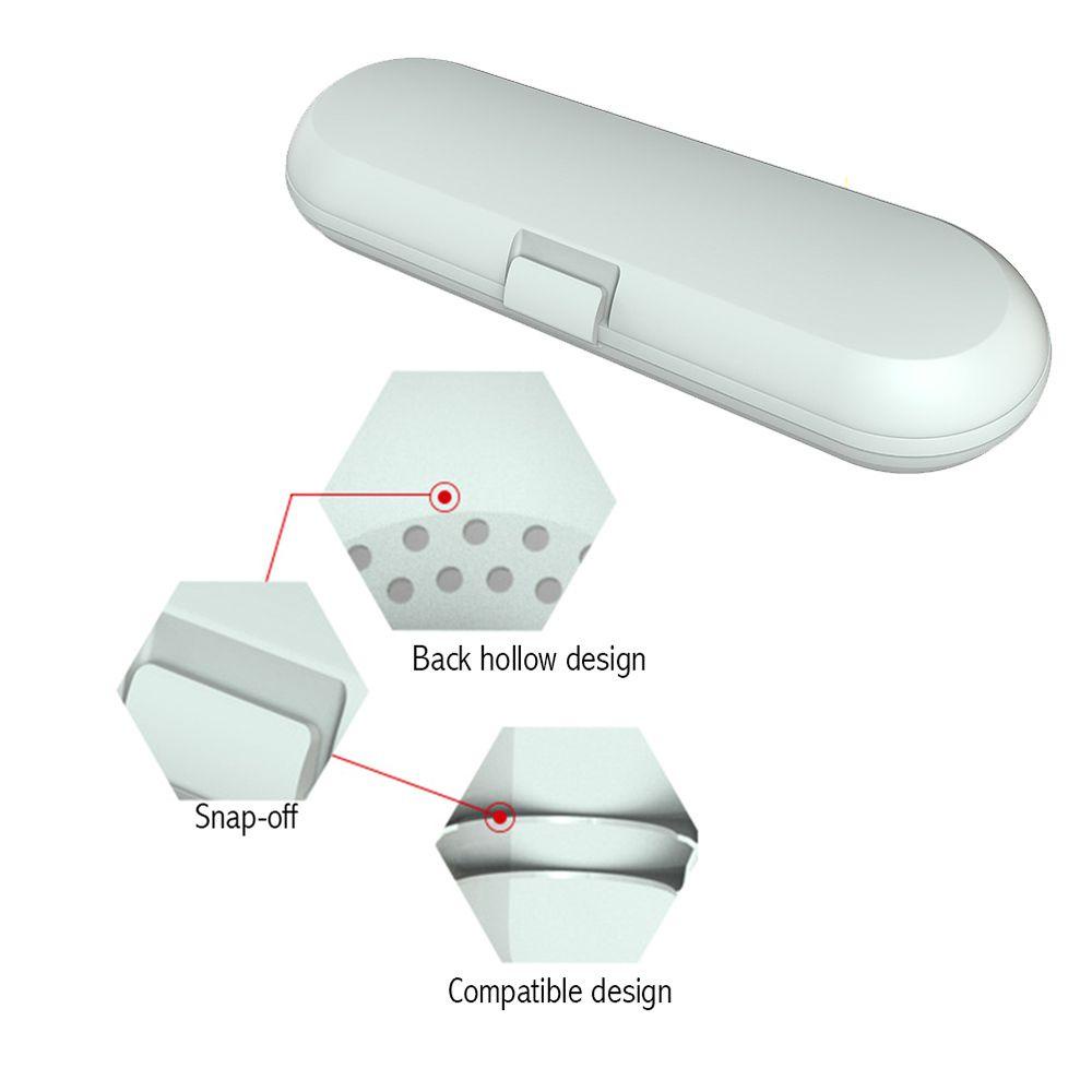 Hộp Đựng Bàn Chải Đánh Răng Điện Chống Bụi Màu Sắc Đơn Giản