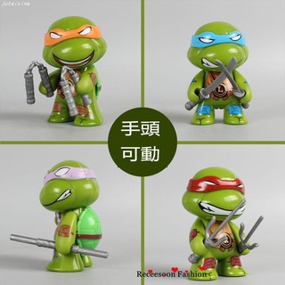 set 4 mô hình đồ chơi nhân vật trong phim hoạt hình ninja rùa