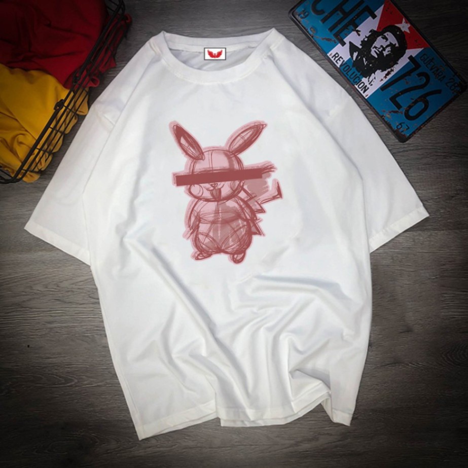 Áo Thun Tay Lỡ Pikachu | BigBuy360 - bigbuy360.vn