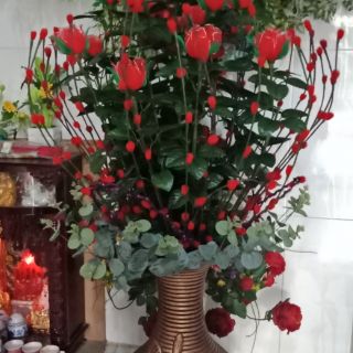 Com bo làm hoa