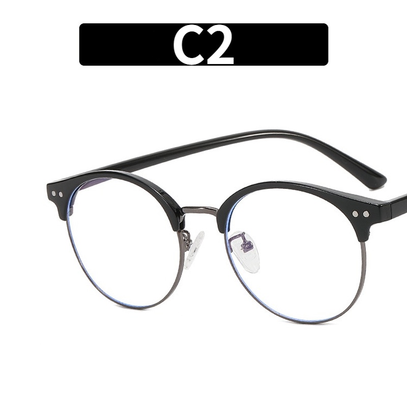 Mắt Kính TR90 Gọng Tròn Chống Ánh Sáng Xanh Có Thể Thay Thế Được