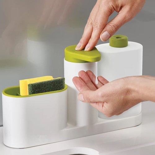 BỘ DỤNG CỤ ĐỰNG DẦU GỘI, SỮA TẮM, XÀ PHÒNG RỬA TAY KIÊM KỆ VỆ SINH PB01