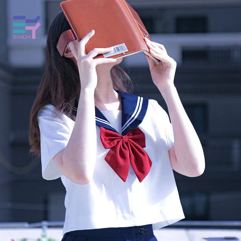 Sanchi Bộ Đồng Phục Học Sinh Nhật Bản Nhiều Kiểu Dáng Phong Cách Preppy Cơ Bản Cho Nữ Sinh