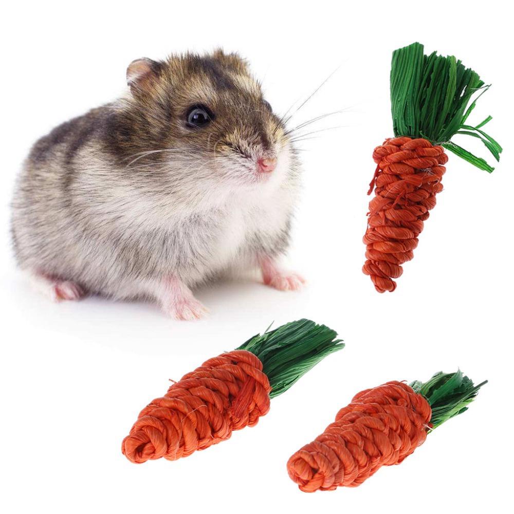 Đồ Chơi Bằng Rơm Đan Vui Nhộn Cho Chuột Hamster