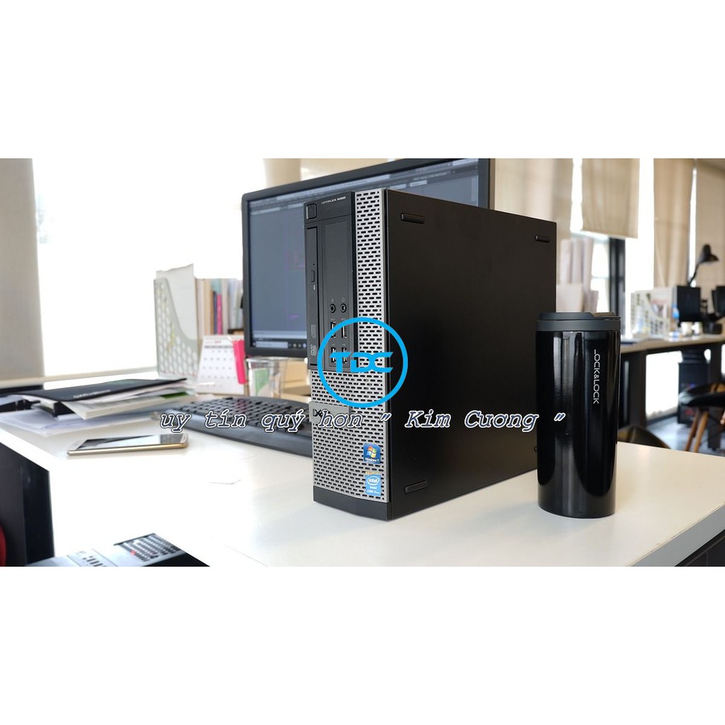 Case máy tính để bàn Dell Optiplex 7020 SFF CPU intel core i3 4130, Ram 8GB, Ổ cứng SSD 120GB.Quà Tặng. Bảo hành 2 năm