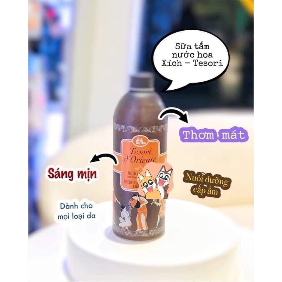 Sữa Tắm Nước Hoa Tesori D’Oriente Dưỡng Ẩm, Dưỡng trắng da 500ml | BigBuy360 - bigbuy360.vn