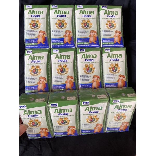 Sữa bột pha sẵn Alma Pedia 110ml (date mới) - giúp tiêu hóa tốt và tăng cân khỏe mạnh
