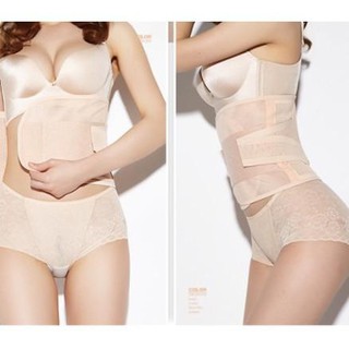 đai Gen Nịt Bụng Định Hình Eo Thon 2 lớp Thun