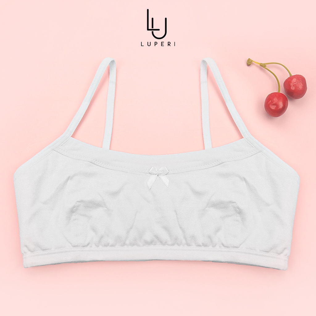 Áo Lót Bé Gái LUPERI LUALG155 Chất Cotton co giãn kháng khuẩn