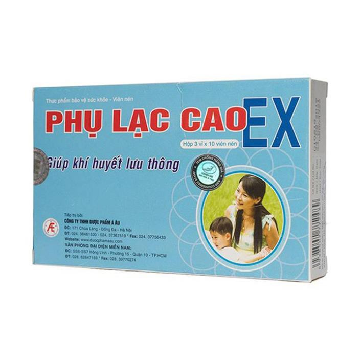 [CHÍNH HÃNG] Viên uống Phụ Lạc Cao Ex hộp 30 viên