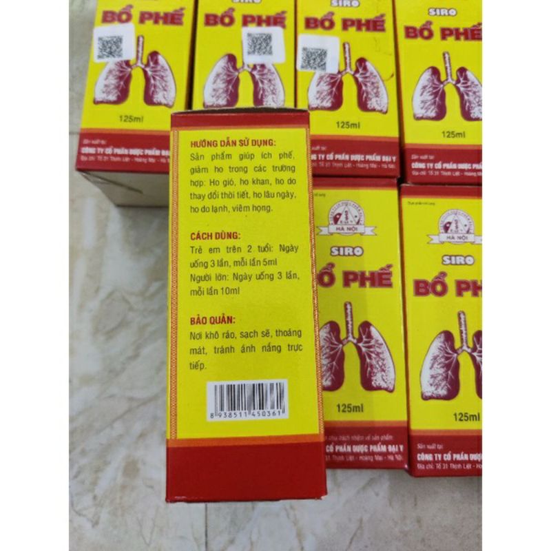 Siro bổ phế đại y chai 125ml
