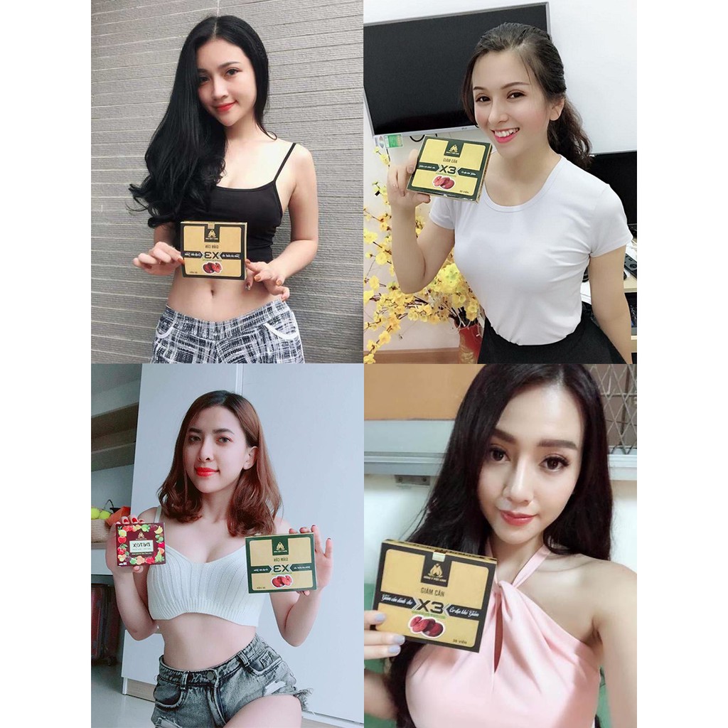 Giảm cân Slim X3 ( TẶNG KÈM 1 DETOC ĐỐT MỞ BAN ĐÊM)