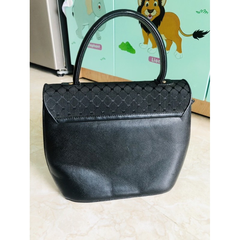 Túi bờm ngựa công sở si phối da thật Countess Mara Pháp