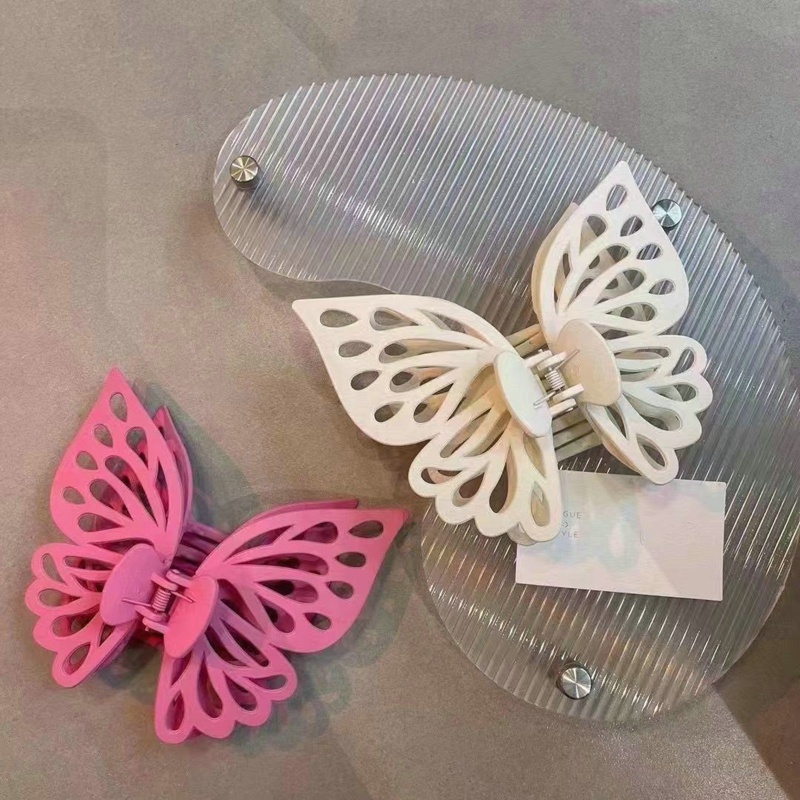 Kẹp Tóc Hình Bướm Lớn Bằng Acrylic Phong Cách Hàn Quốc Cho Nữ dreamdiary