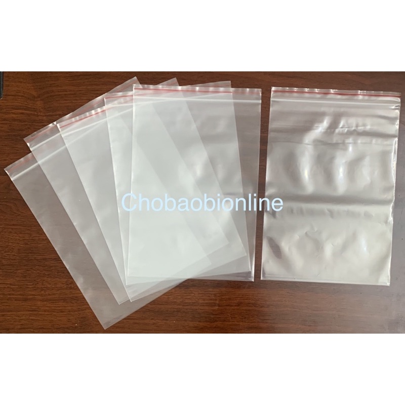 {1kg/size} Túi zip chỉ đỏ loại đẹp có sẵn nhiều size hàng đẹp, túi dày - chắc chắn (SP y hình)