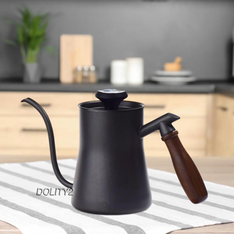 Ấm Đun Nước Bằng Thép Không Gỉ Cổ Ngỗng 550ml Dolity2