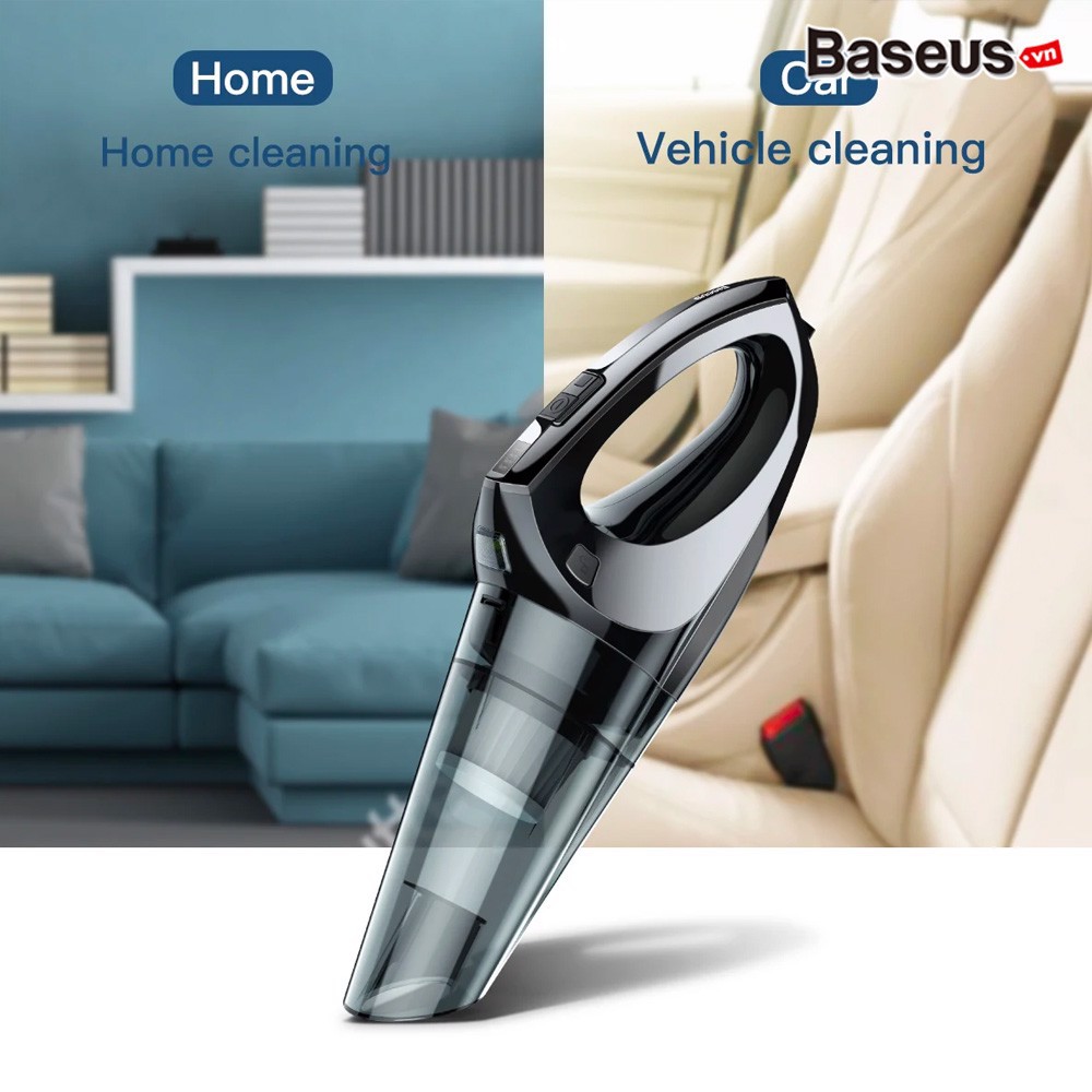 Máy hút bụi cầm tay Mini dùng trong xe ô tô (xe hơi) Baseus Shark One H-505 Car Vacuum Cleaner (4000 Pa / 65W, Wireless)