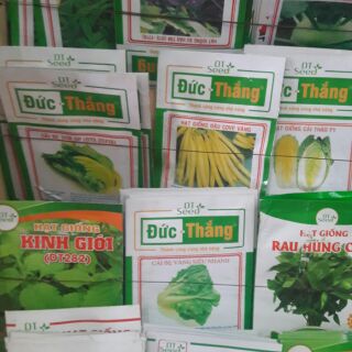 COMBO 5 gói hạt giống rau mùa hè- Rau củ quả trồng tại vườn, sân thượng, nông trang, ban công