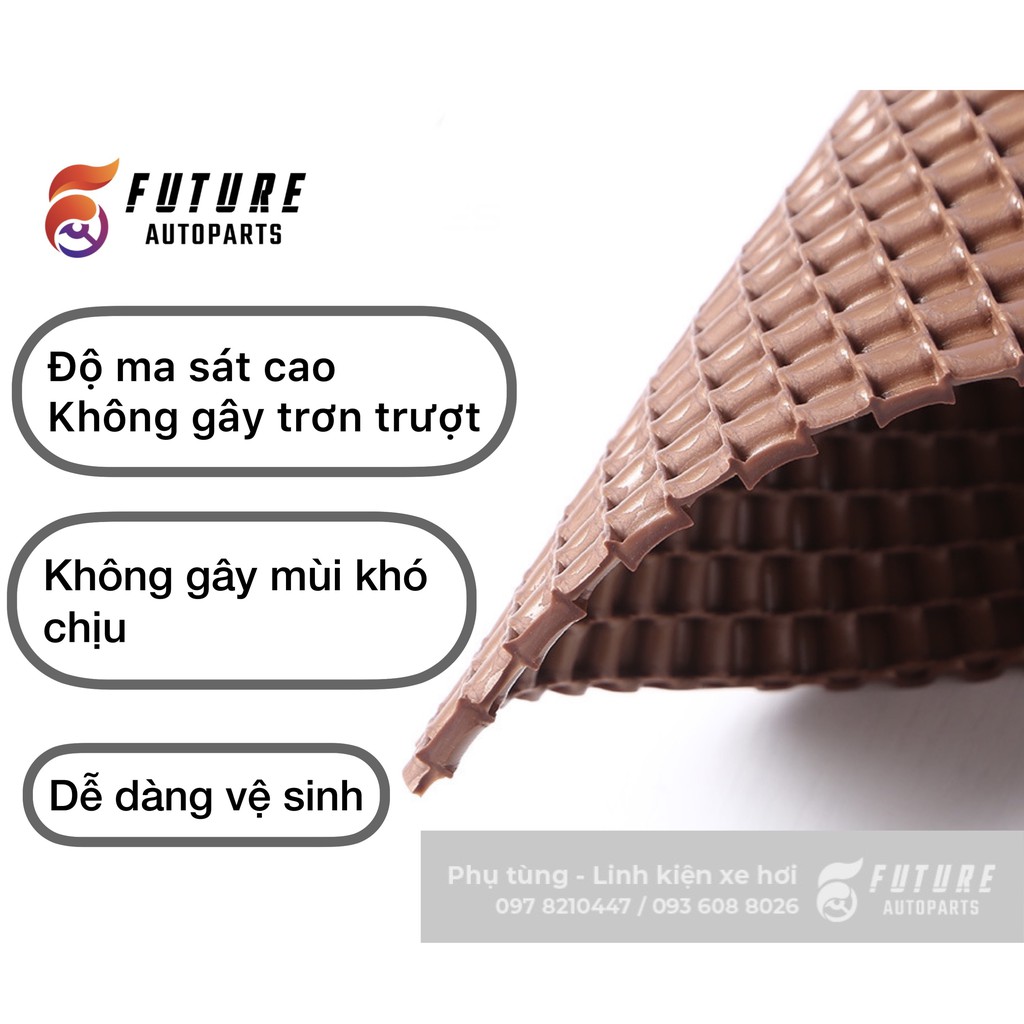 Thảm lót sàn bằng cao su loại 1 không mùi khó chịu phù hợp cho các dòng xe từ 2 tới 5 chỗ - Future Autoparts