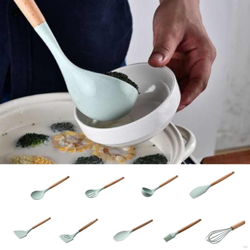 Muỗng Múc Canh Bằng Gỗ Chống Dính Tiện Lợi