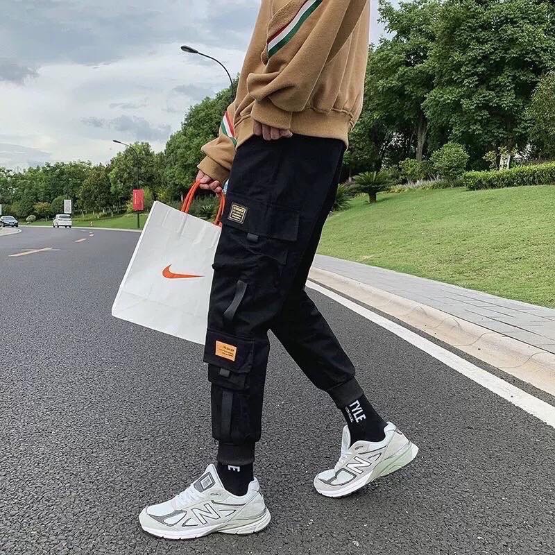 Quần Jogger Kaki Nam Nữ Túi Hộp Unisex Chất Dày Dặn