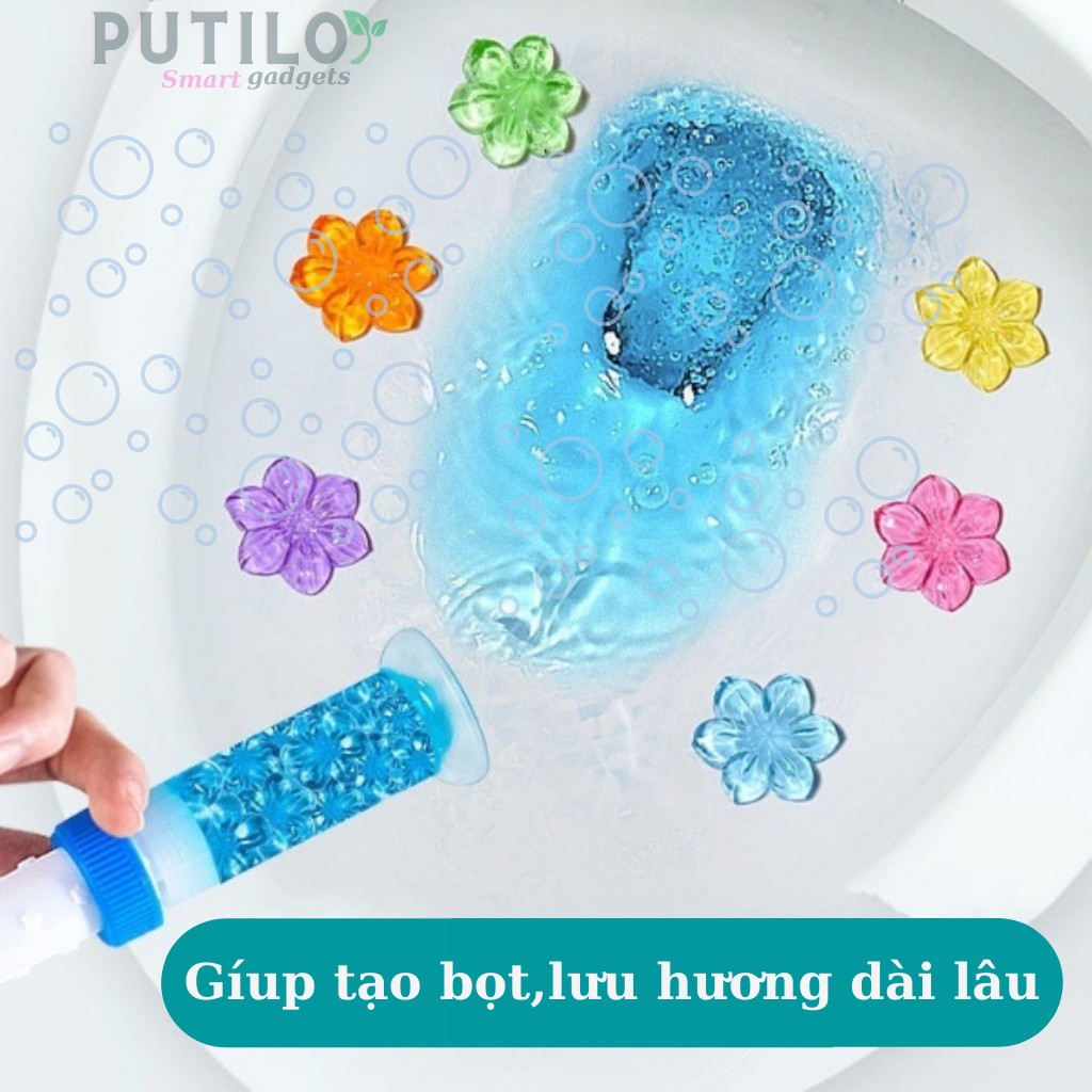 Gel khử mùi bồn cầu gel thơm diệt khuẩn khử trùng toilet nhà vệ sinh hương thơm tự nhiên