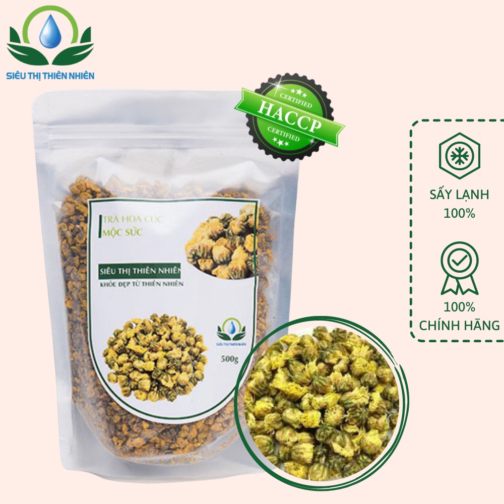 Trà Hoa Cúc Nụ Sấy Khô Thượng Hạng, Giảm Đau Đầu, Giúp Ngủ Ngon, Thanh Nhiệt, Giải Độc Túi 1kg - SIÊU THỊ THIÊN NHIÊN