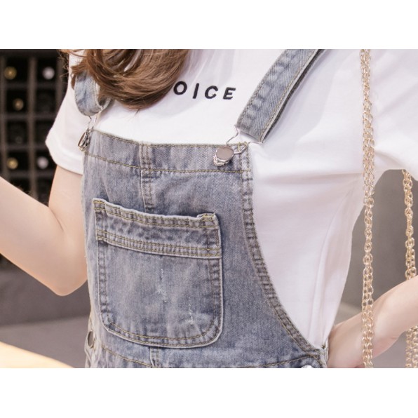 Quần Yếm Bò Nữ ★FREESHIP★ Quần Yếm Bò jumpsuit sling Unisex Cao Cấp - B73