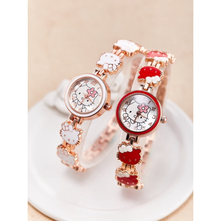 ĐỒNG HỒ NỮ JW MINI Hello kitty CỰC XINH
