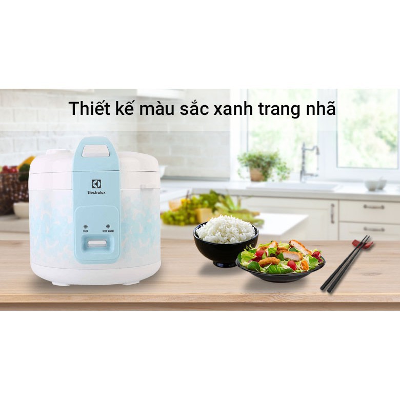 Nồi cơm điện Electrolux 1.8 lít ERC3205 - Hàng trưng bày - Bảo hành 12 tháng