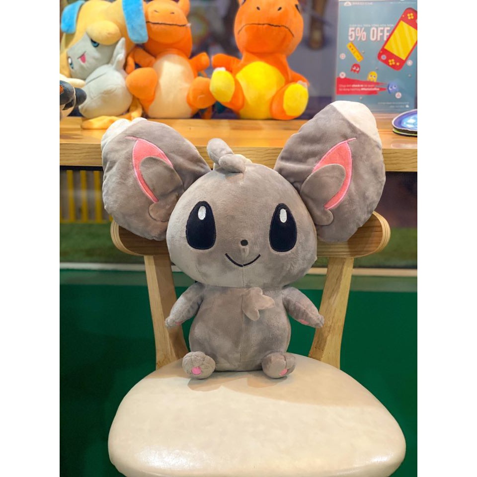 Gấu bông pokemon huyền thoại Minccino 35cm