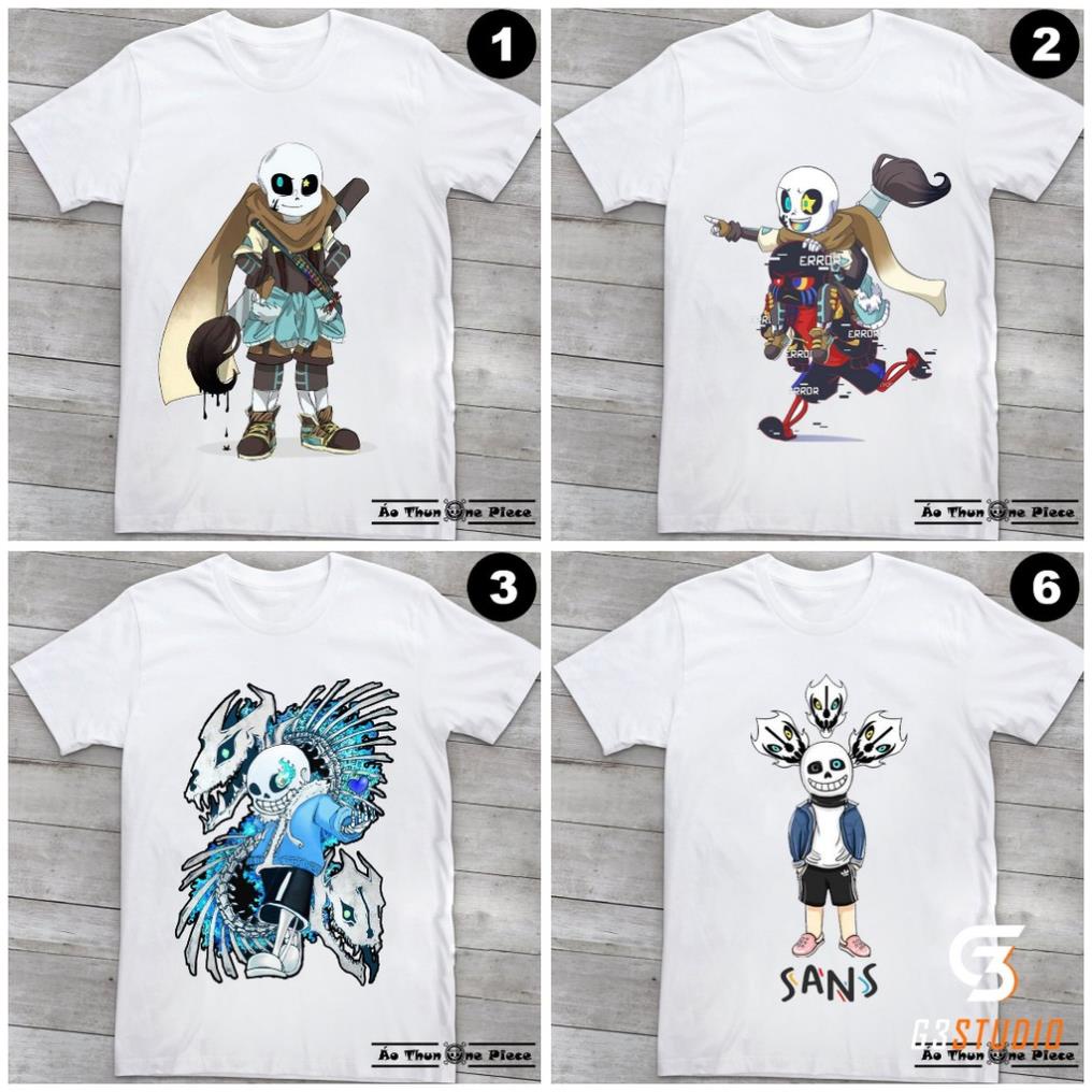 ⚡️SALE HOT⚡️Áo Thun In Hình Sans Undertale Ink Error S20 Cực Đẹp Nhiều Mẫu - Áo Thun Game