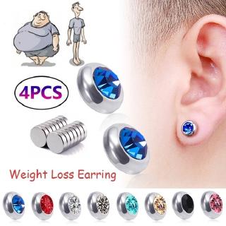 Bộ 2 đôi bông tai nam châm hỗ trợ giảm cân thời trang tiện lợi