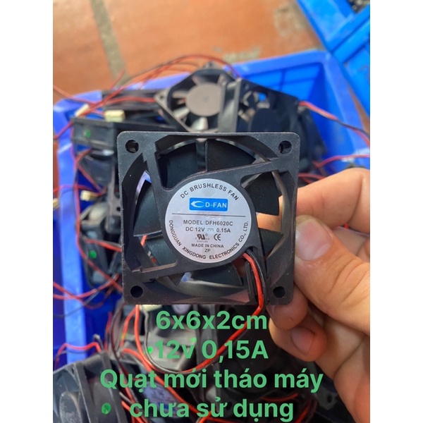 Quạt tản nhiệt 12V 4cm 5cm 6cm 7cm 8cm 9cm 12cm tháo máy