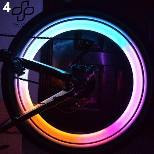Đèn LED gắn bánh xe đạp tiện dụng