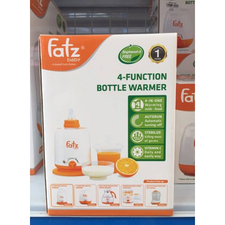 Máy Hâm Sữa Thức Ăn 4 Chức Năng Fatzbaby MONO 2 FB3002SL