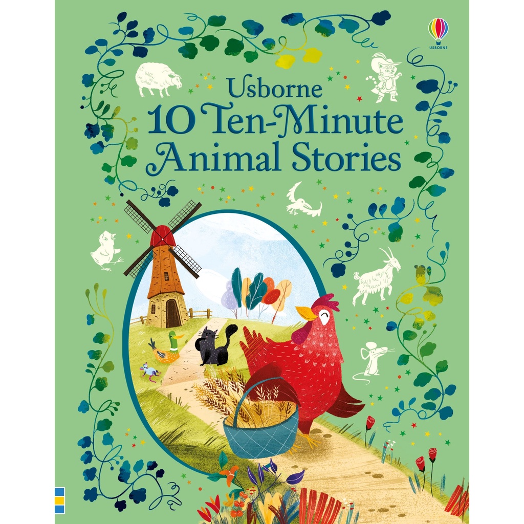 Sách Usborne - 10 Ten-Minute Animal Stories - 10 câu chuyện Cổ Tích bằng Tiếng Anh