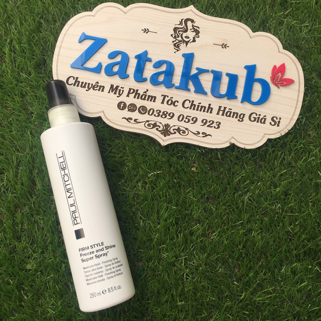 PAUL MITCHELL Keo xịt Paul Mitchell tạo kiểu cứng và sáng bóng Freeze and Shine Super Spray 250ml