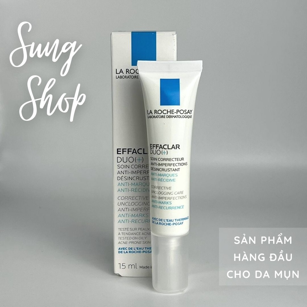 [Mã 44FMCGSALE1 giảm 10% đơn 250K] Kem giảm mụn La Roche Posay Duo cho da dầu mụn mờ thâm thông thoáng lỗ chân lông