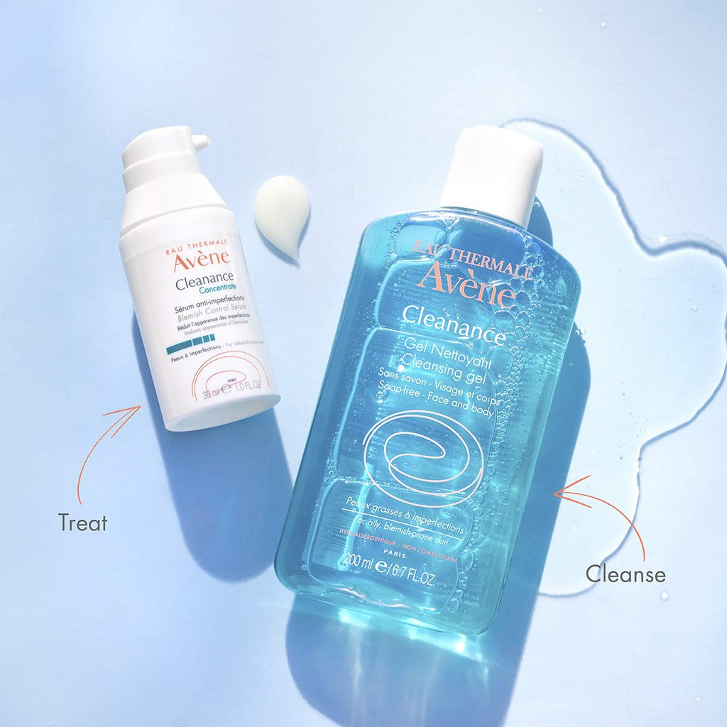 Sữa rửa mặt Avene, sữa rửa mặt cho da mụn -Thi Vũ