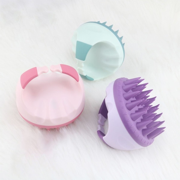Lược gội đầu chất liệu Silicon cao cấp massage da đầu K3