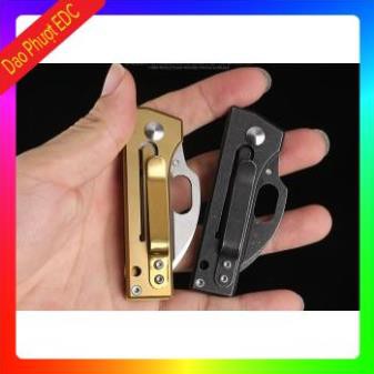 Dao Phượt Folding EDC - Thép 5CR15MOV - MINI TACTICAL SABER SELF - Dao Sinh Tồn Nhỏ - Hàng Có Sẵn