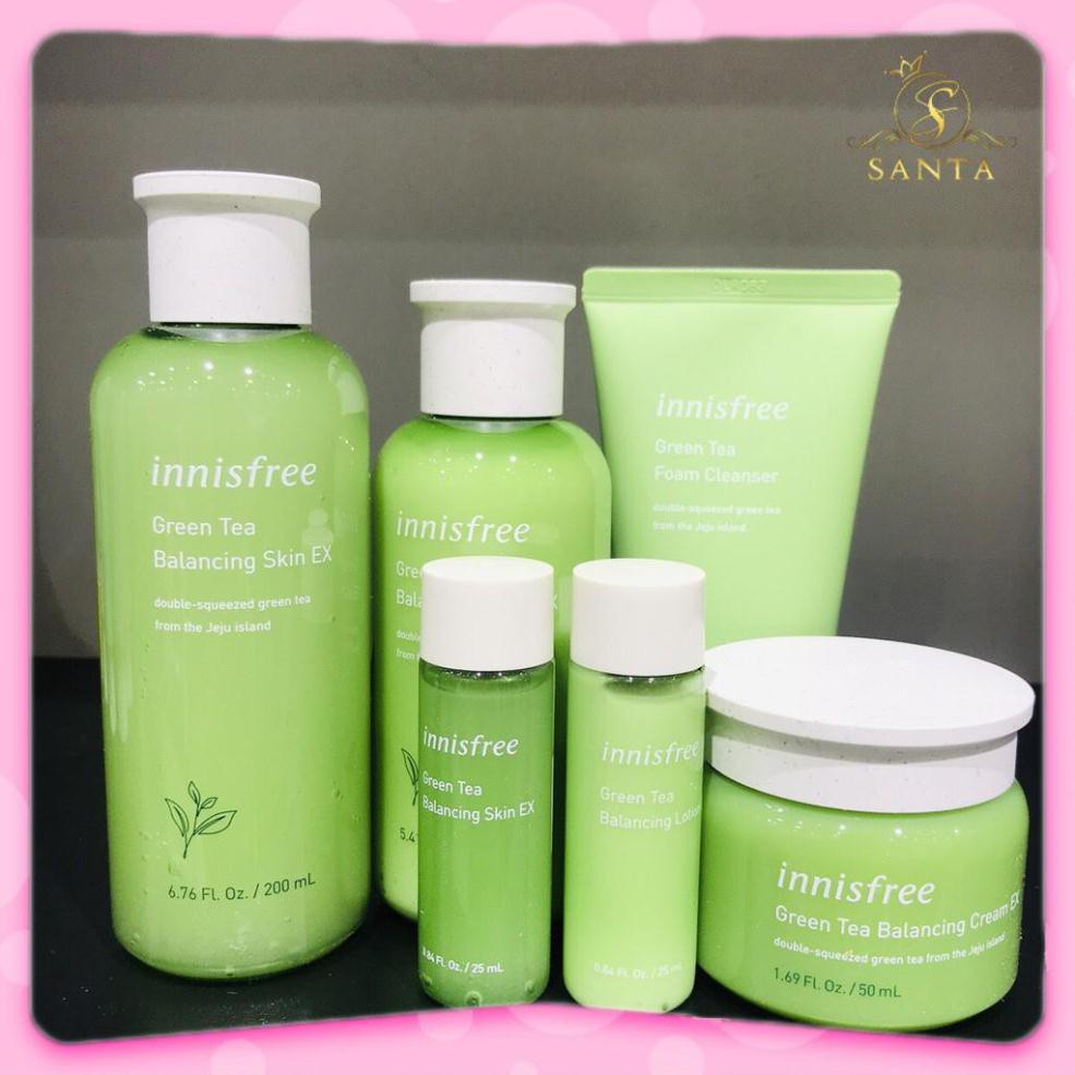 [AUTH] BỘ DƯỠNG TRÀ XANH INNISFREE GREEN TEA BALANCING SPECIAL SKIN CARE EX SET 6 MÓN | BigBuy360 - bigbuy360.vn
