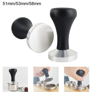 1 Cốc Nén Cà Phê 51MM 53MM 58MM Tay Cầm Bằng Gỗ Màu Đen