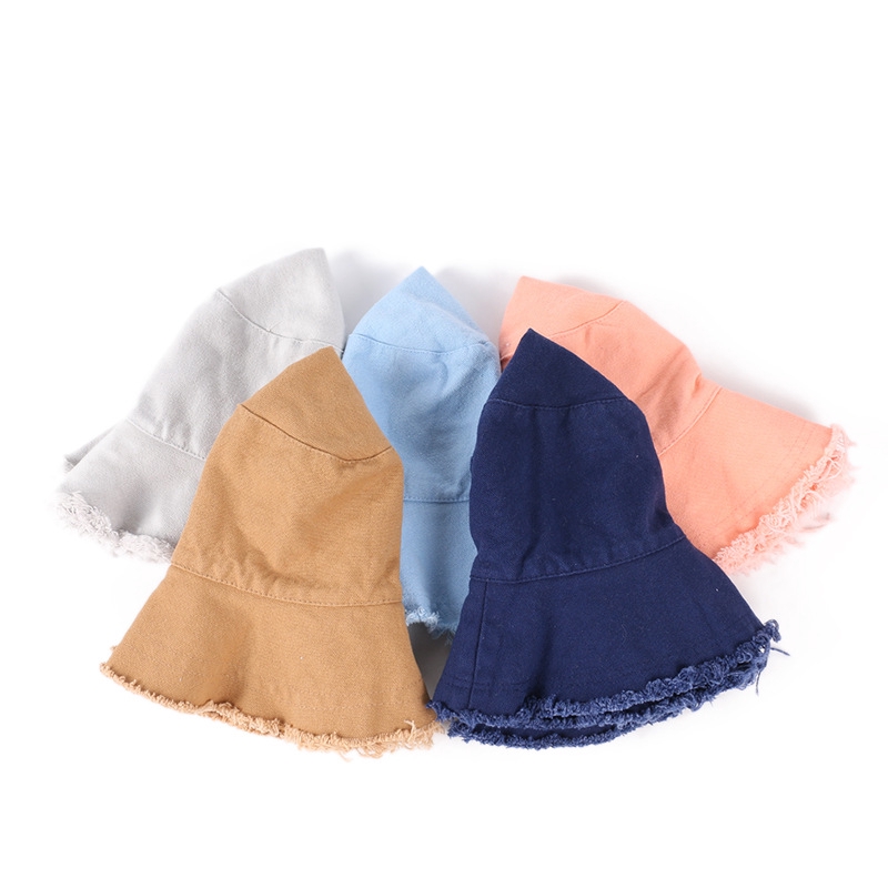 Mũ Vành Rộng LINJW Dáng Tròn Màu Trơn Thời Trang Hàn Quốc