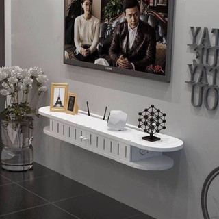 [Hỗ trợ ship] Kệ tivi treo tường 2 cánh chống ẩm mốc, mối mọt (dài 80cm) - HOME DECOR